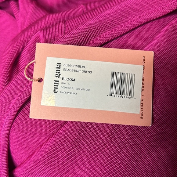 Cult Gaia Grace Knit Dress NWT Size L - Picture 7 of 10